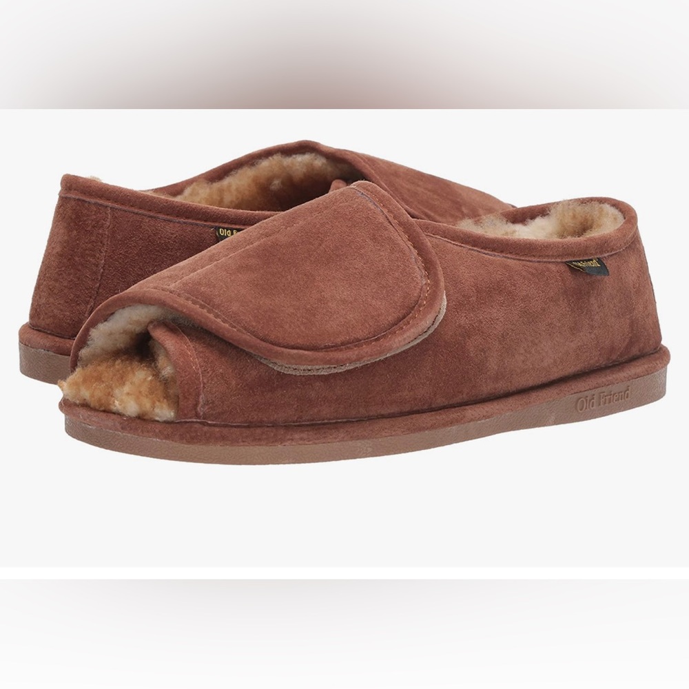 Old Friend Sheepskin Slide in Slippers sz 10.5-11.5
